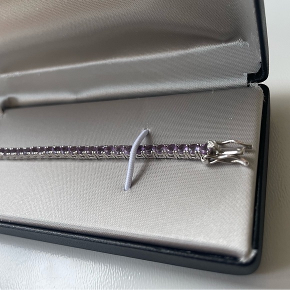 New - Boscov’s Purple Tennis Bracelet - Picture 3 of 4